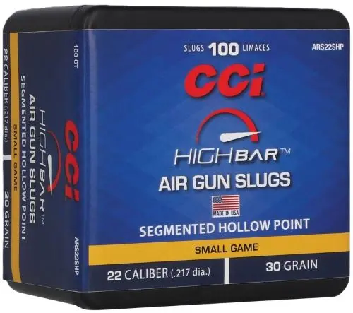 CCI HIGH BAR AIR PELLETS 22 - 30GR HP 100RD BOX 5BX/CS