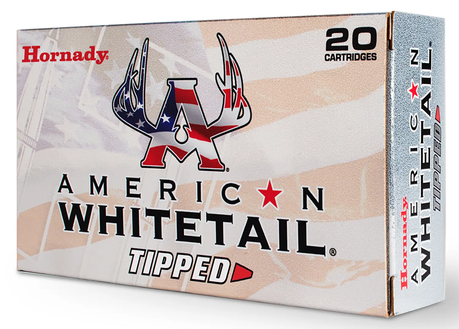 Hornady 81624 American Whitetail 6.5PRC 129gr 20 Per Box/10 Case