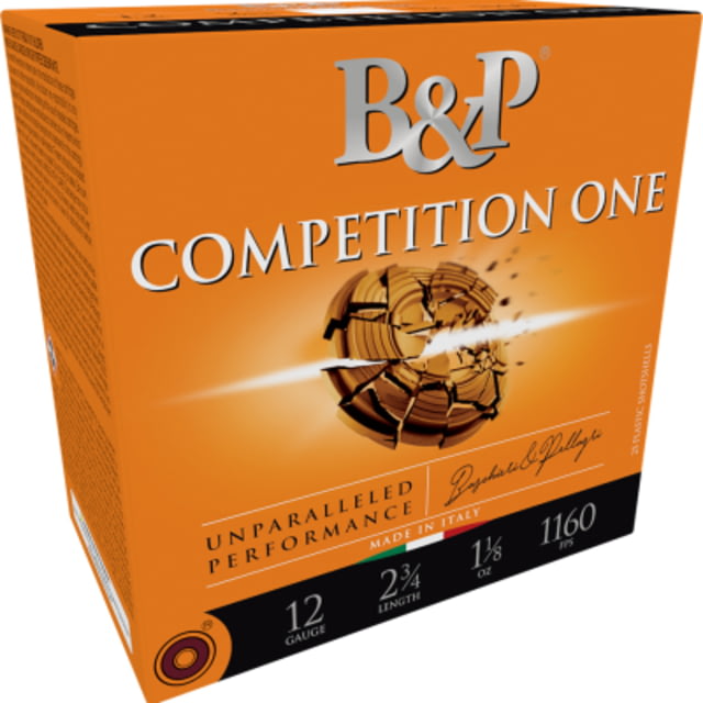 Baschieri & Pellagri Competition One 12 Gauge 1oz 2-3/4in Shotgun Ammo #9 25 Rounds