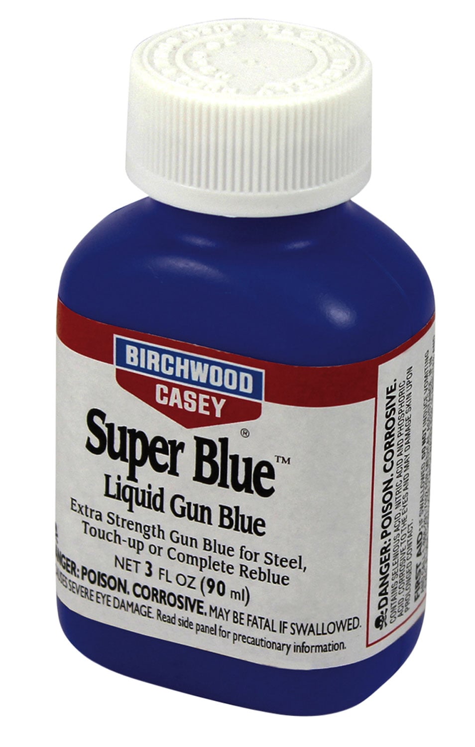 Birchwood Casey Super Blue Liquid Gun Blue, 3 fl oz Plastic Bottle - 13425