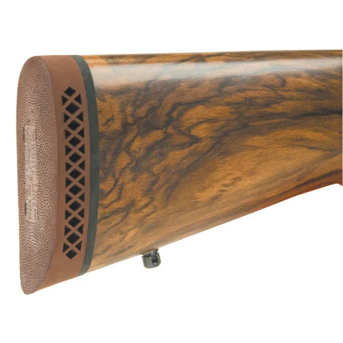 F325 DELUXE SHOTGUN RIFLE FIELD PAD - BROWN, WHITE LINE BASE, MEDIUM, 1.10"