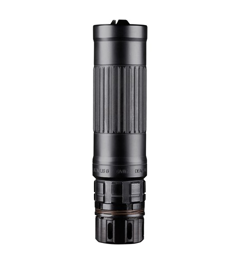 Dead Air Lazarus 6 5.56/6mm Rifle Suppressor w/KeyMo Mounting System, Black