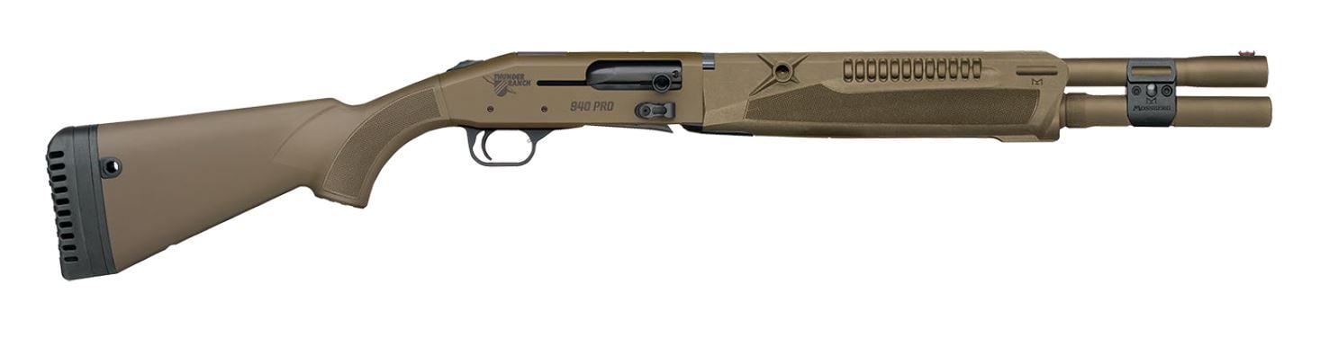 Mossberg 940 Pro Tactical Thunder Ranch 18.5" 12 Gauge 7rd Shotgun, Patriot Brown