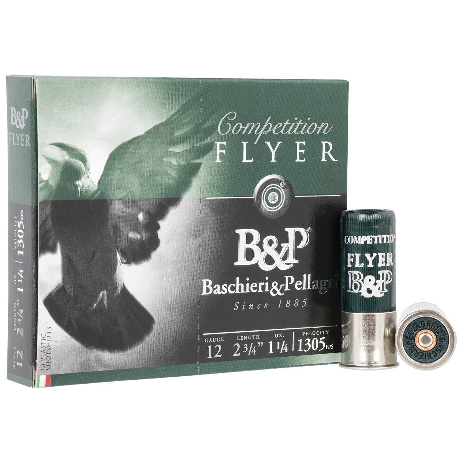B&P 12B14P8 Competition Flyer 12Gauge 2.75″ 1 1/4oz 8Shot 10 Per Box/10 Case - No Credit Card Fees - Low, flat rate shipping