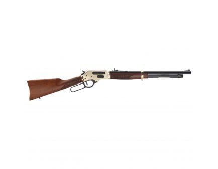 HENRY H24 BRASS SIDE GATE LEVER ACTION SHOTGUN SGL 410GA 19.8 IN BBL 2.5IN BLUE/WALNUT 5RD NO CT - No Credit Card Fees - Low, flat rate shipping