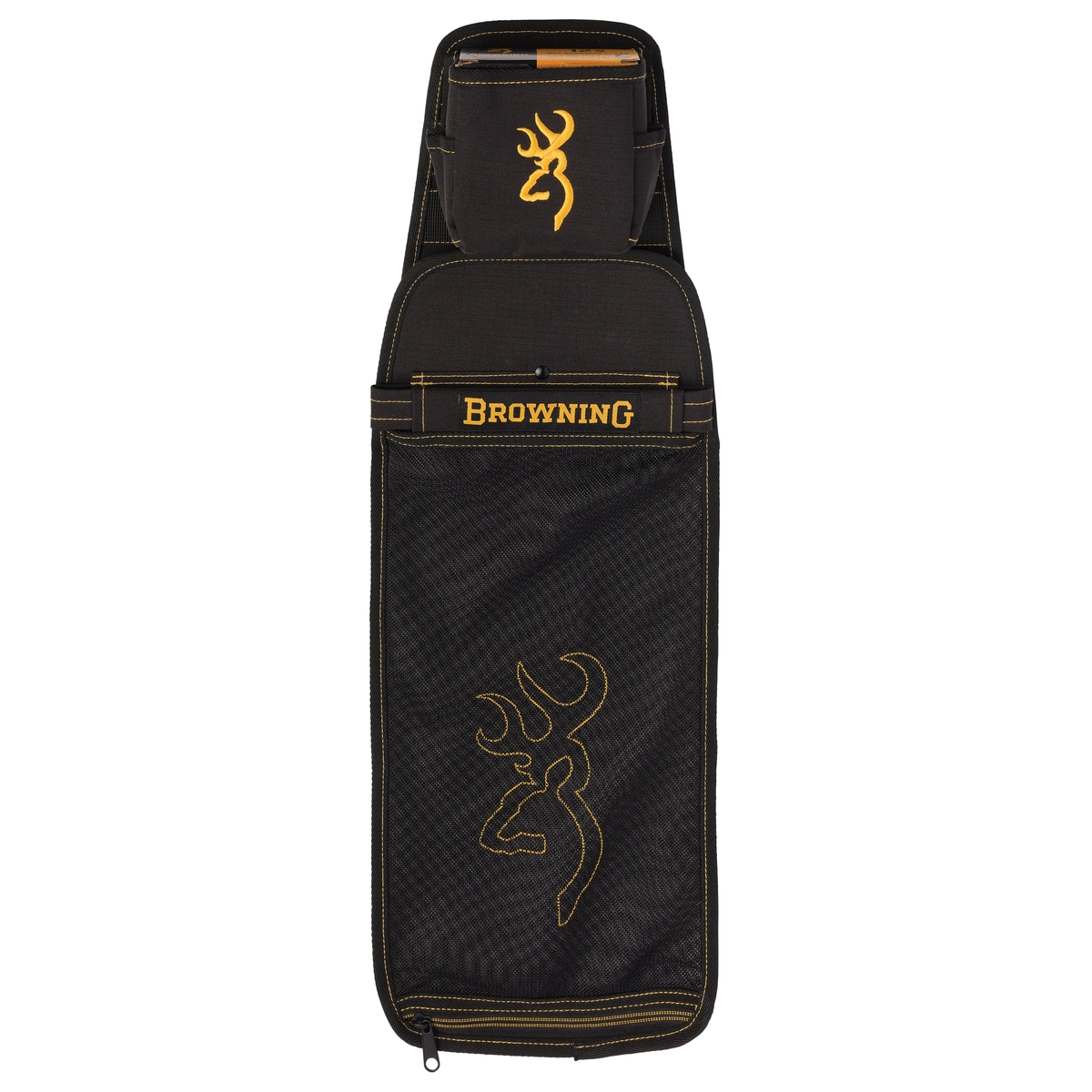 Browning Shell Pouch w/Bag, Black/Gold