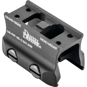 Daniel Defense 0304518025 Rock and Lock Micro Mount Black Anodized Aluminum