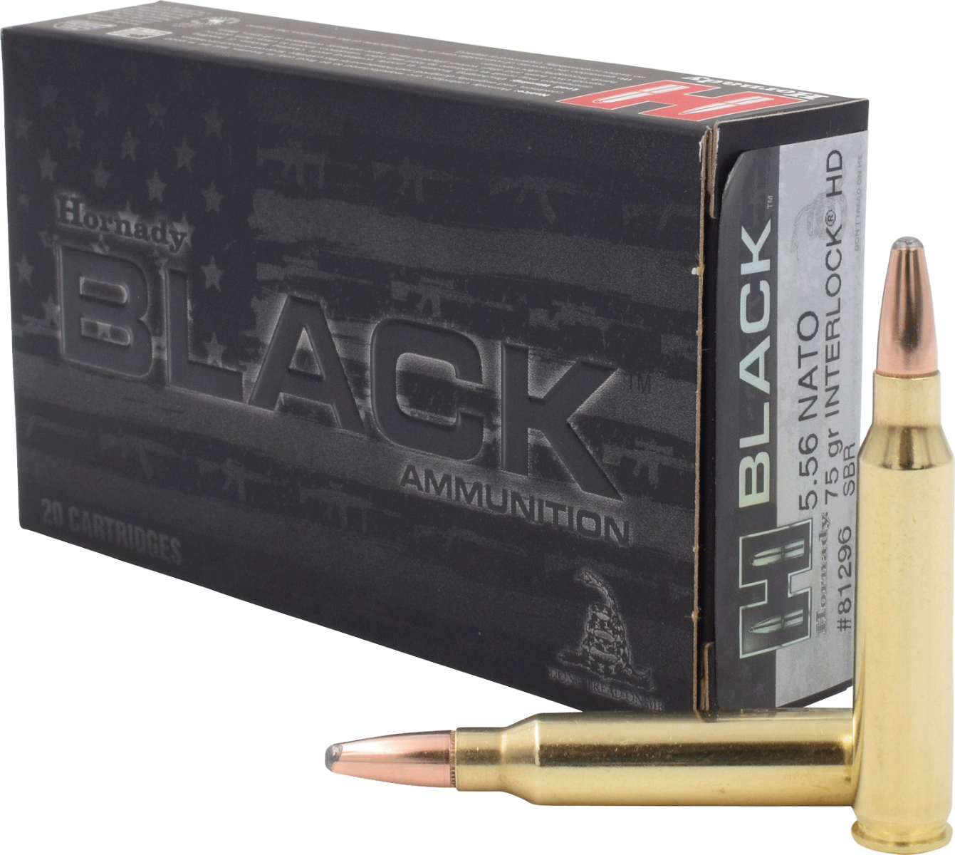HRNDY BLACK 556NATO 75GR SBR 20/200 - No Credit Card Fees - Low, flat rate shipping