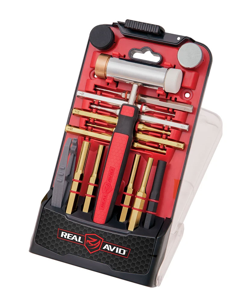 Real Avid Accu-Punch Hammer & Punch Set For Sizes 3/32", 1/8", 5/32", 1/16" & 5/64" - AVHPS-B