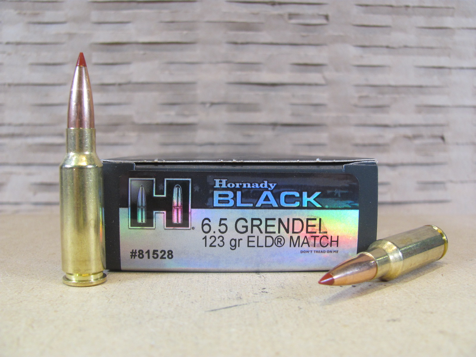 200 Round Case – 6.5 Grendel Hornady Black 123 Grain ELD Match – 81528