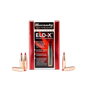 Hornady ELD-X Bullets with Heat Shield Tip 22 cal .224" 80 gr ELD-X 100/rd