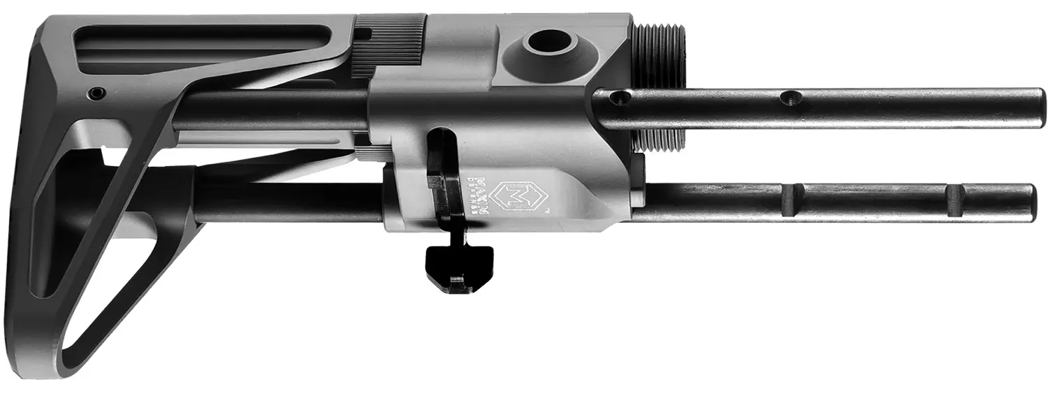 Maxim Defense MXM47575 CQB Buttstock Assembly Only, Black, Fits CQB Gen 6 PDW Braces