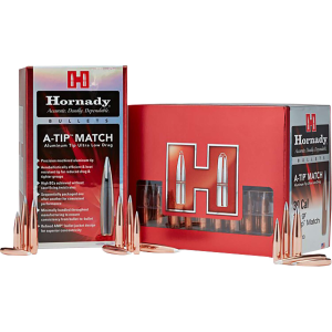 Hornady 2562   25Cal .257 138gr A-Tip Match 100 Per Box/10 Case