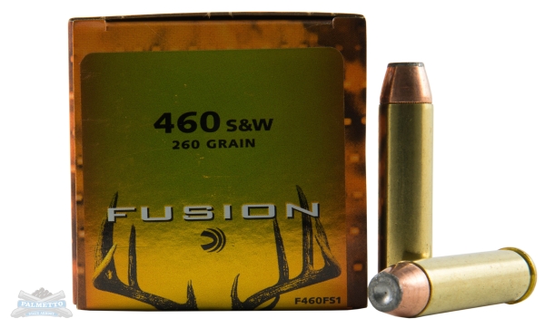 Federal 460 S&W Magnum 260gr Fusion Ammunition 20rds - F460FS1