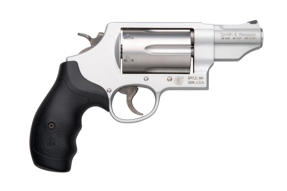 Smith and Wesson GOVERNOR 45/410 2.75" SLVR 6RD 160410