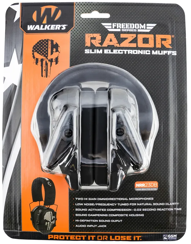 Walkers Razor Freedom Muff Punisher NRR 23 dB