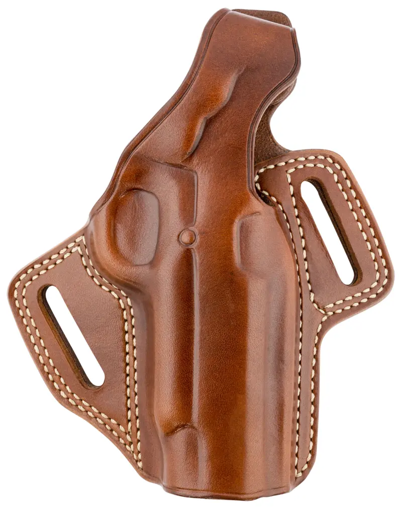 Galco FL266R Fletch OWB Tan Leather Belt Slide Fits 4-4.25" 1911 Right Hand