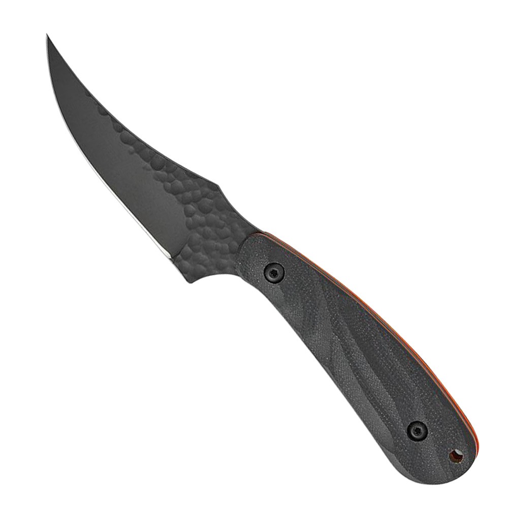 Skallywag Tactical Scorpion Pro Fixed Blade Trailing Point Knife, Hunter Orange
