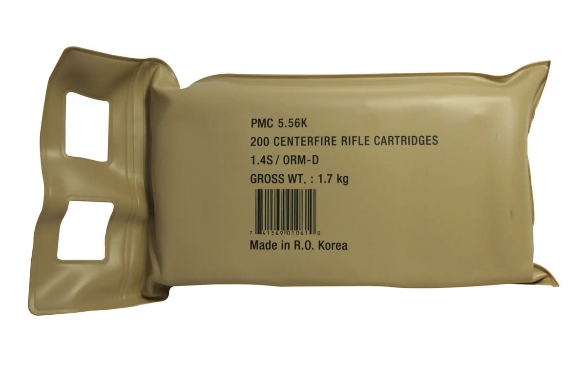 PMC X-Tac 5.56 Ammo 55 Grain FMJ 200rds Sealed Battle Pack - 5.56X-BP