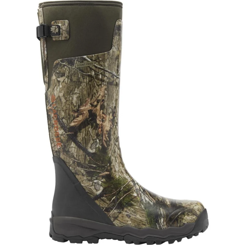 Lacrosse Alphaburly Pro 18" Boots Mossy Oak DNA Size 12