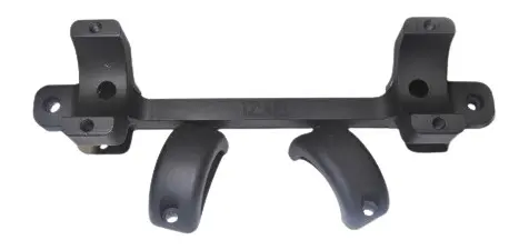 DNZ X97500 Black Aluminum 30mm Tube Medium Rings