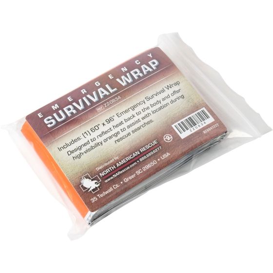 NAR Emergency Survival Wrap, Orange - ZZ-0834