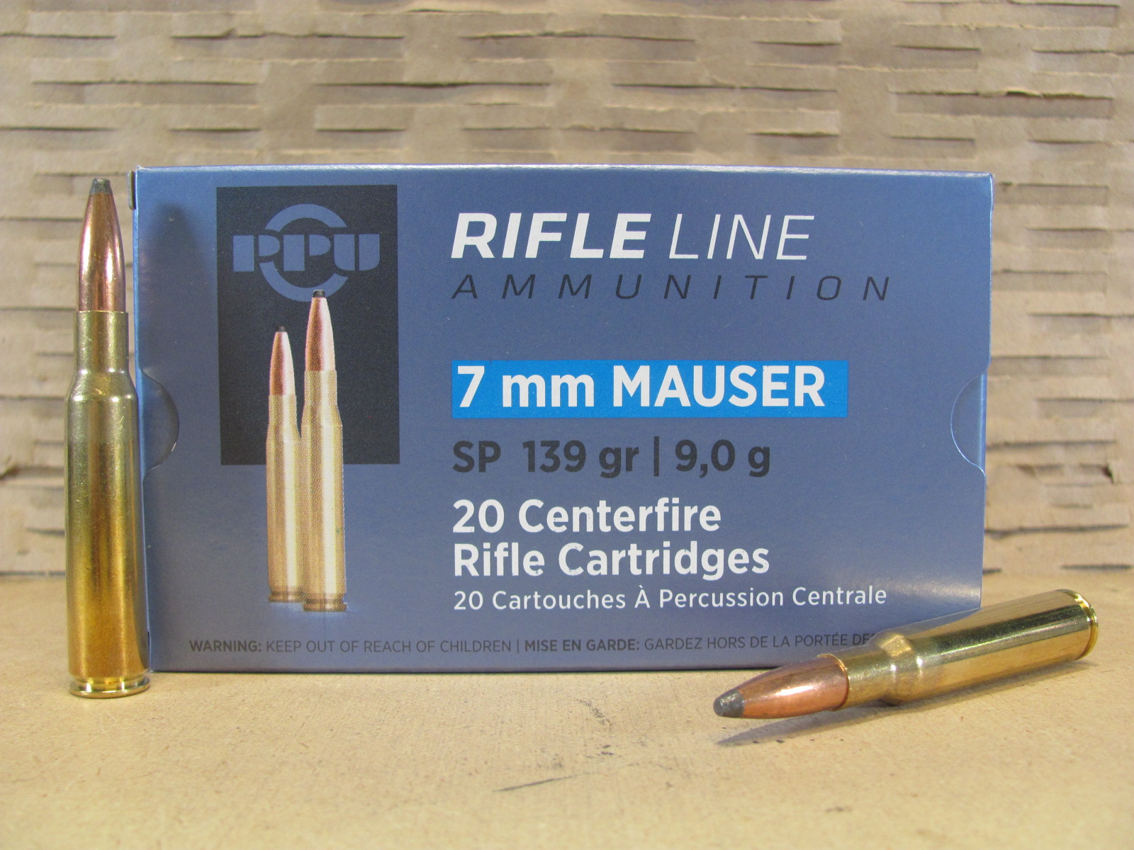 20 Round Box – 7mm Mauser 139 Grain Soft Point Prvi Partizan Ammo – PP7