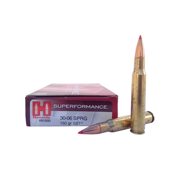 Hornady 30-06 150gr SST Superformance Ammunition, 20 Round Box ‒ 81093