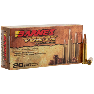 Barnes Bullets 21520 VOR-TX Rifle  223 Rem 55 gr TSX Flat Base 20 Bx/ 10 Cs