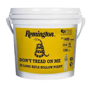Remington Don't Tread on Me Rimfire .22lr, 36gr BPHP, 1400rd Bucket