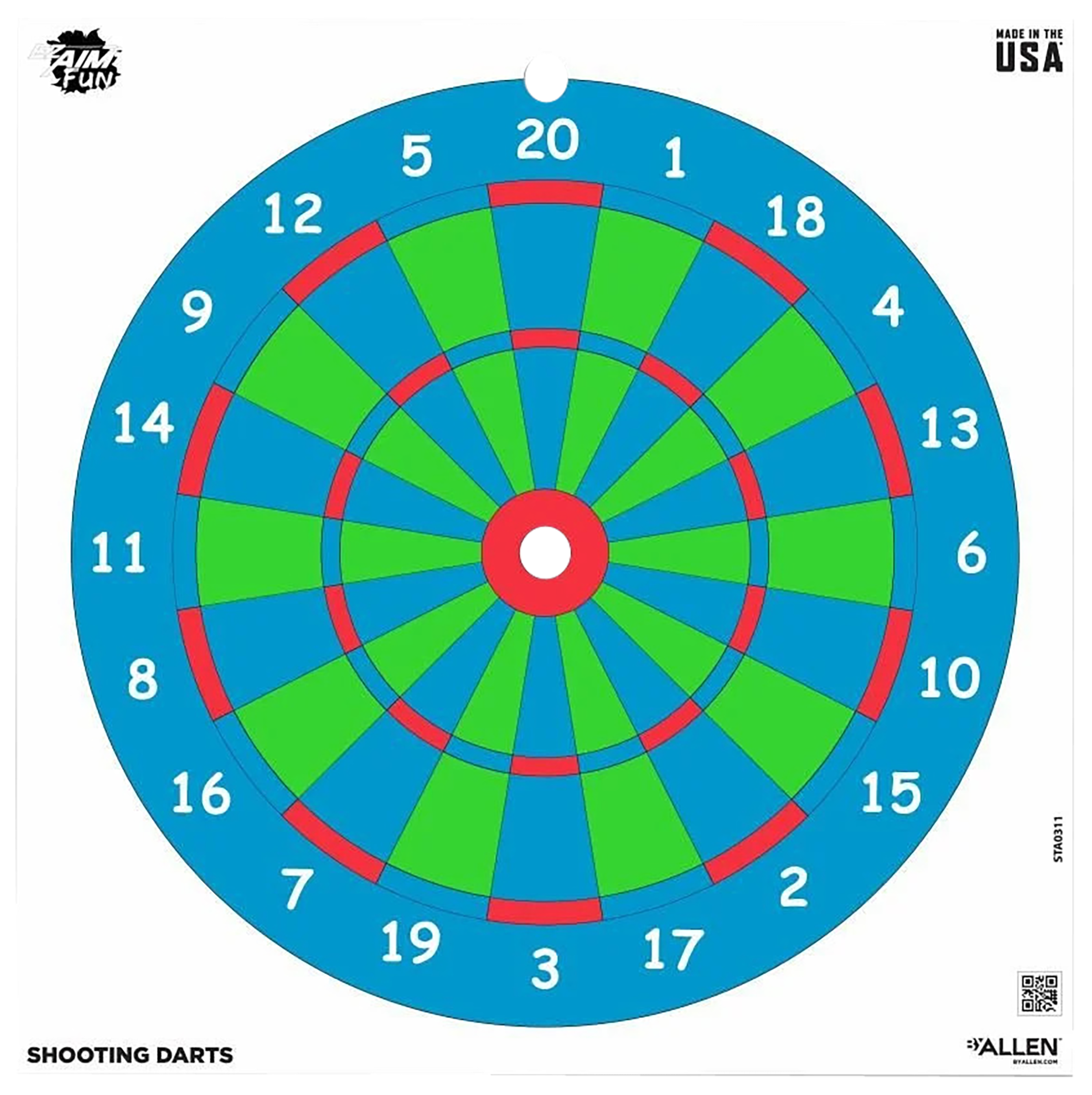 Allen Company EZ 12x12 Fun Triggering Paper Targets  9 Pack (Multi-Color)