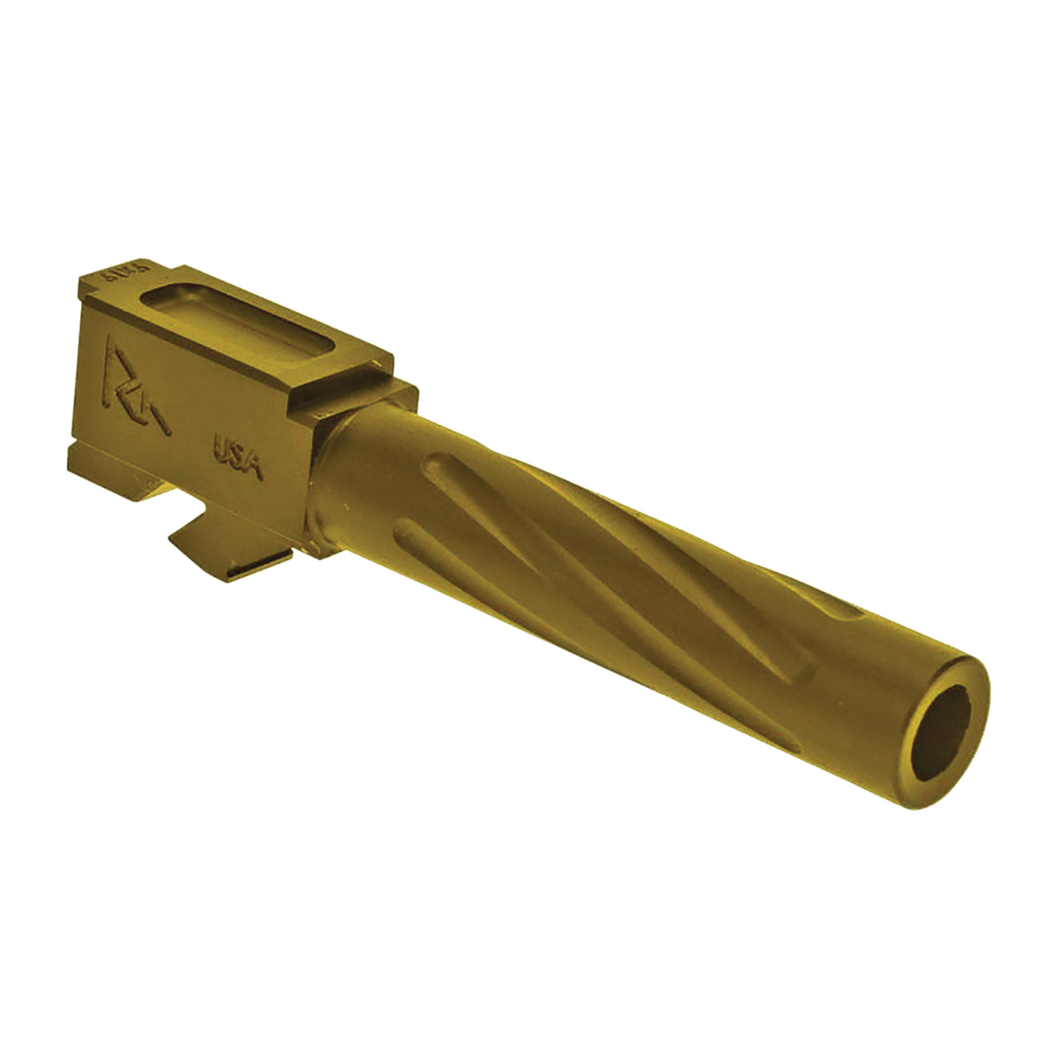Rival Arms V1 Drop-In Barrel for Glock 19 Gen3-4, Gold - RA20G201E