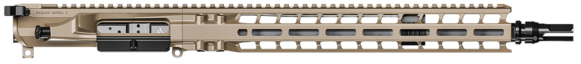 Radian Weapons Model 1 14.50" MOE Upper .223 Wylde 1:8 M-LOK Rail Mid-Length with BCG and CH, Flat Dark Earth - Versatile Precision - R0466
