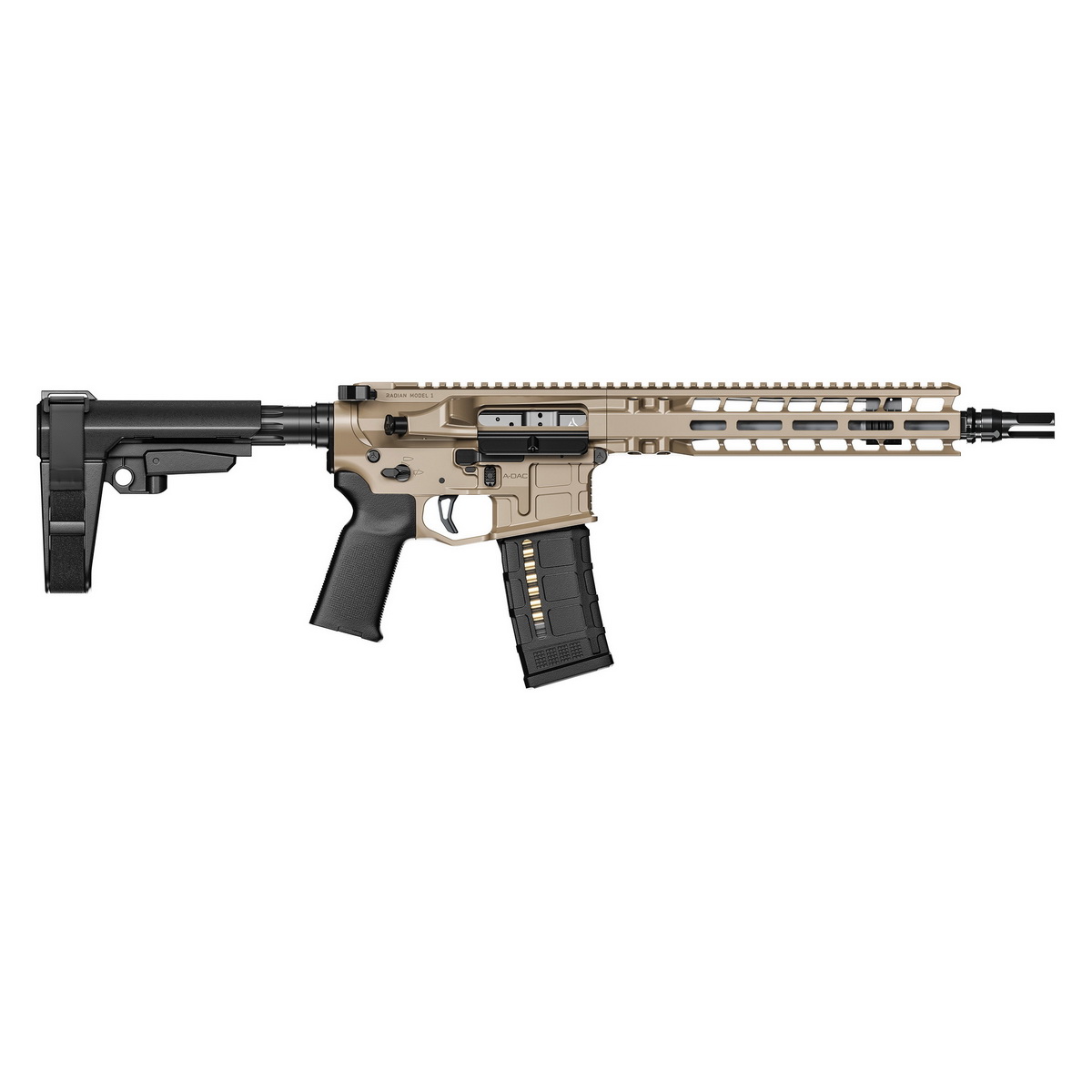 Radian Weapons Model 1 .223 Wylde 10.50" AR Pistol, Flat Dark Earth - R0514
