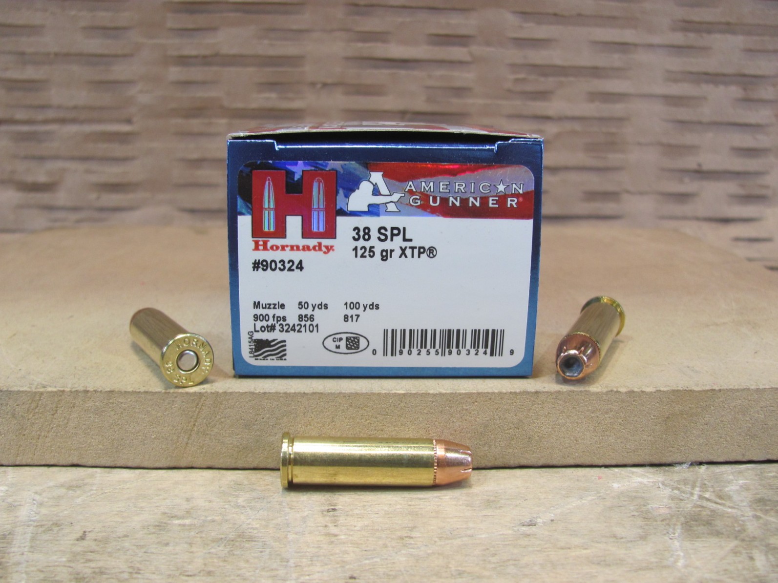 250 Round Case – 38 Special 125 Grain XTP Hornady American Gunner Ammo – 90324