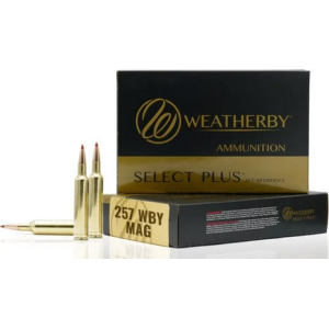 Weatherby M25792HCB Select Plus 257WeatherbyMag 92 GR Hammer Custom 20 Per Box