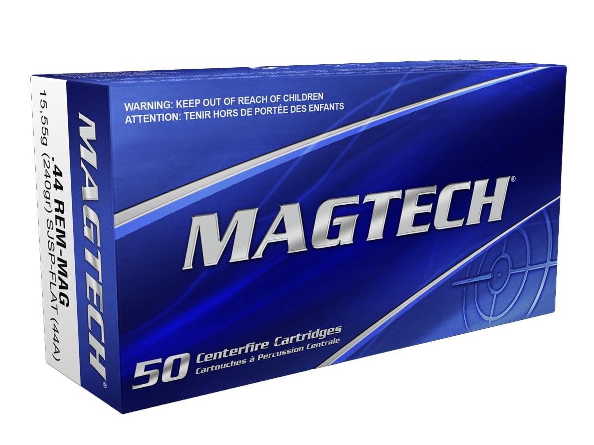 Magtech 44 Magnum 240gr SJSP FP Ammunition 50rds - 44A