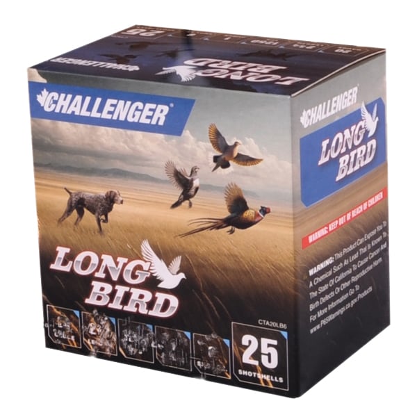 Challenger Featherlite 20 Gauge 2-3/4" #8 3/4 Ounce 250rds Case