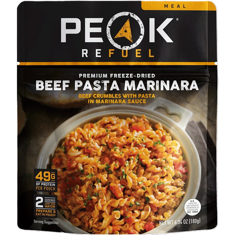 Peak Refuel Beef Pasta Marinara Freeze-dried Meal
