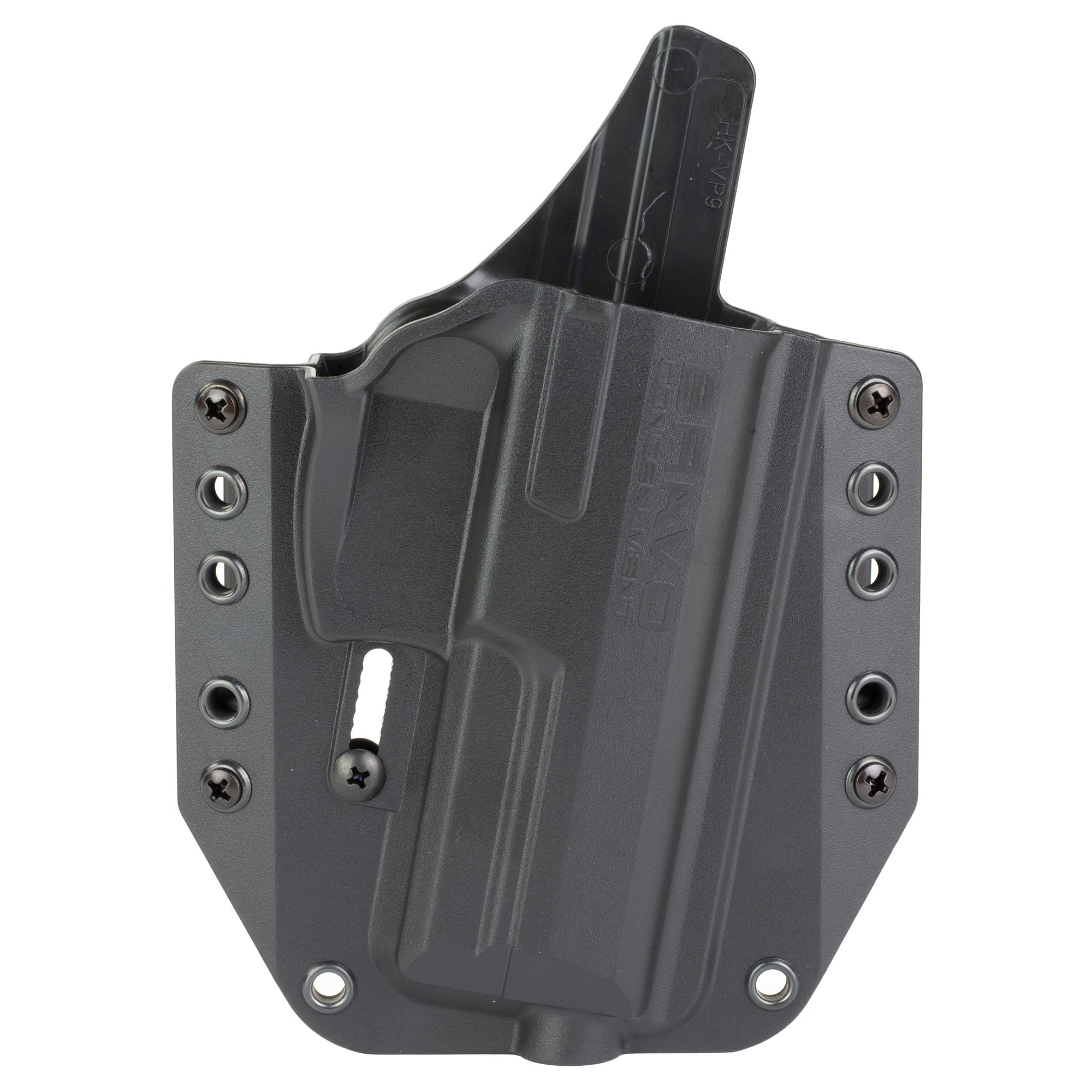 Bravo Concealment Right Hand OWB Concealment Holster for HK VP9, Black - BC101006