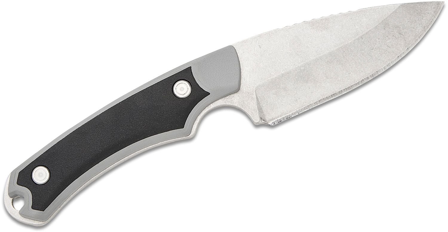 Buck Alpha Hunter Select Fixed Blade Drop Point Knife, Gray - 0664GYS-C