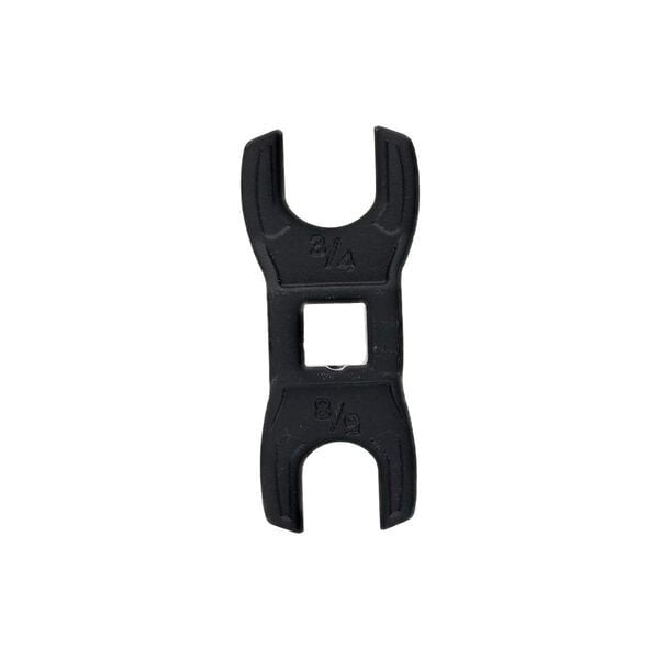 Wheeler 3/4" x 5/8" Muzzle Device and Buffer Tube Crowfoot Wrench, Black