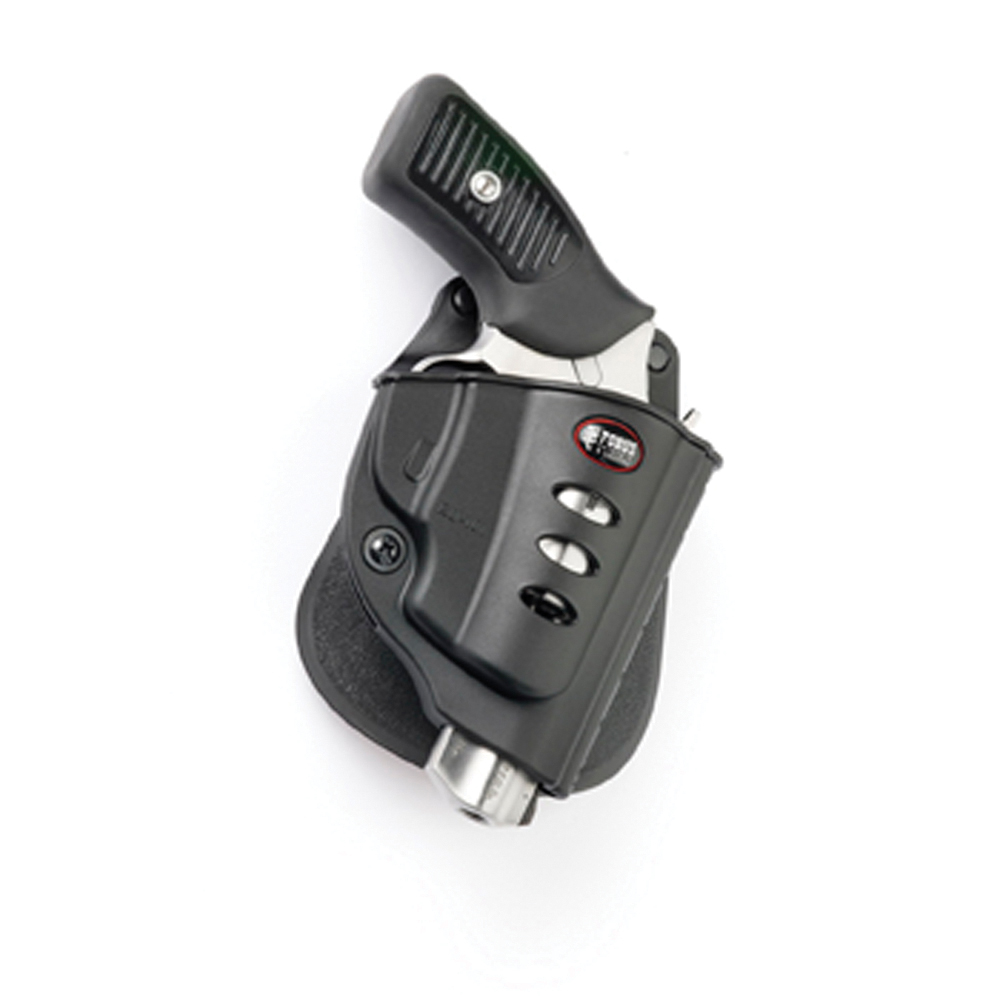 Fobus Evolution Right Hand Ruger SP101 Holster, Roto Paddle Mount, Smooth Black - RU101RP