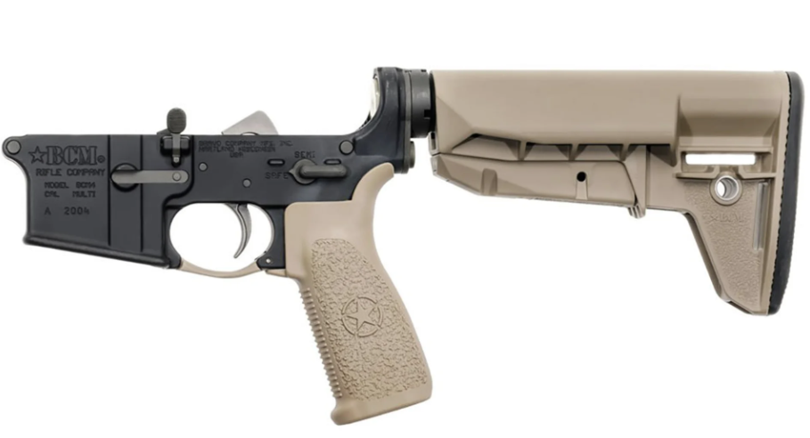 Bravo Company BCM AR-15 Complete Lower - MOD-2-SOPMOD, FDE