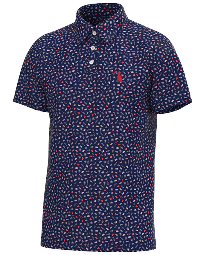 Local Boy Dirty Myrtle Polo, Land of the Free - X-Large
