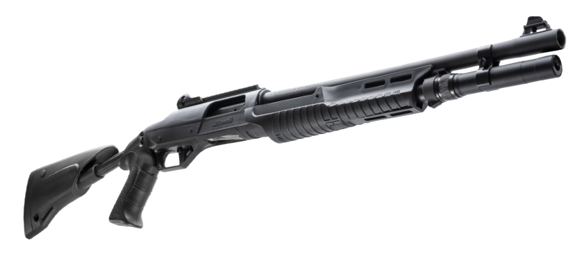 Benelli Super Nova 3 922r 18.5" 12GA Pump Action Shotgun w/ 5-Position Stock, Black