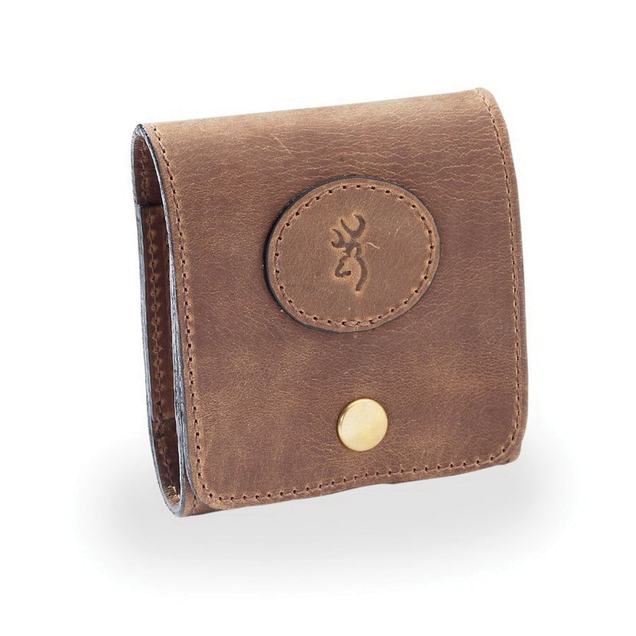 Browning Crazy Horse Regular Magnum Cartridge Case, Smooth Brown - 12199