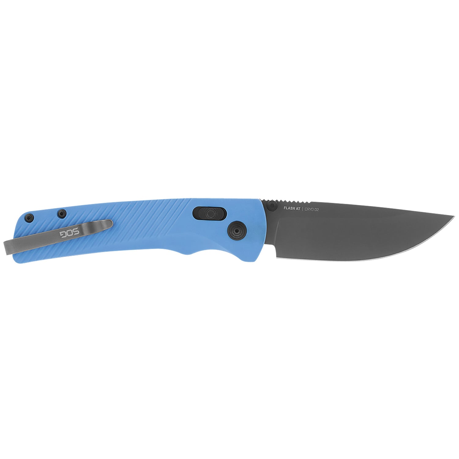 SOG Knives Flash AT Folding Knife, Civic Cyan - SOG11-18-03-41