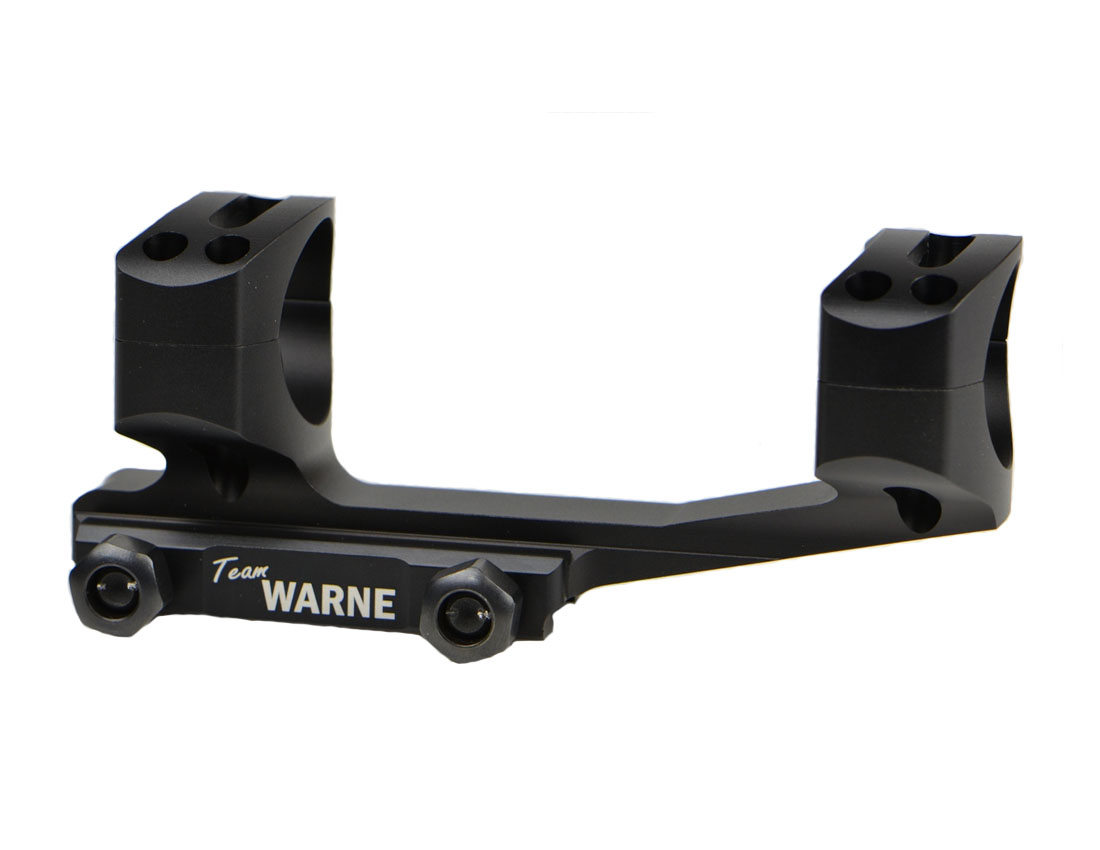 Warne Gen 2 Extended Skeletonized 1" MSR Mount, Black - XSKEL1TW