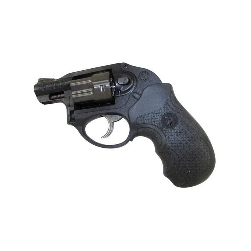 Pachmayr Diamond Pro Grip w/ Finger Grooves for Ruger LCR Revolver, Black - 02482